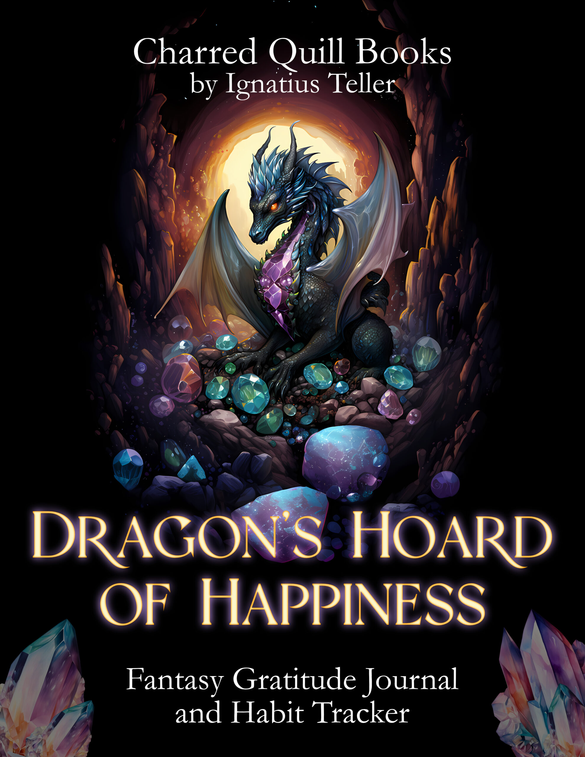 Dragon Hoard of Happiness Goal Tracker Journal